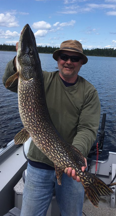 40 inch pike caught spring 2018